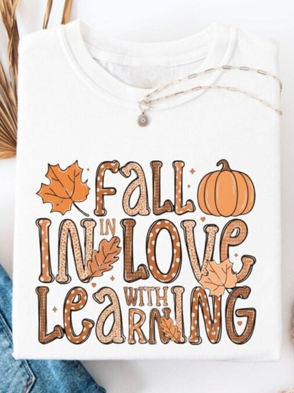 Teacher Autumn Shirt  Cute Learning Tee, Back to School Shirt